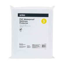 PVC Waterproof Mattress Protector - Single Bed, White