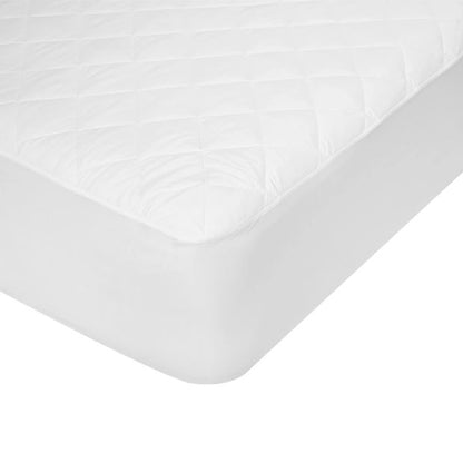 Cotton Top Fitted Mattress Protector, Double Bed - Anko