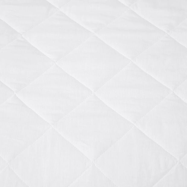 Cotton Top Fitted Mattress Protector, King Bed - Anko