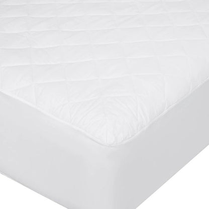 Cotton Top Fitted Mattress Protector, King Bed - Anko