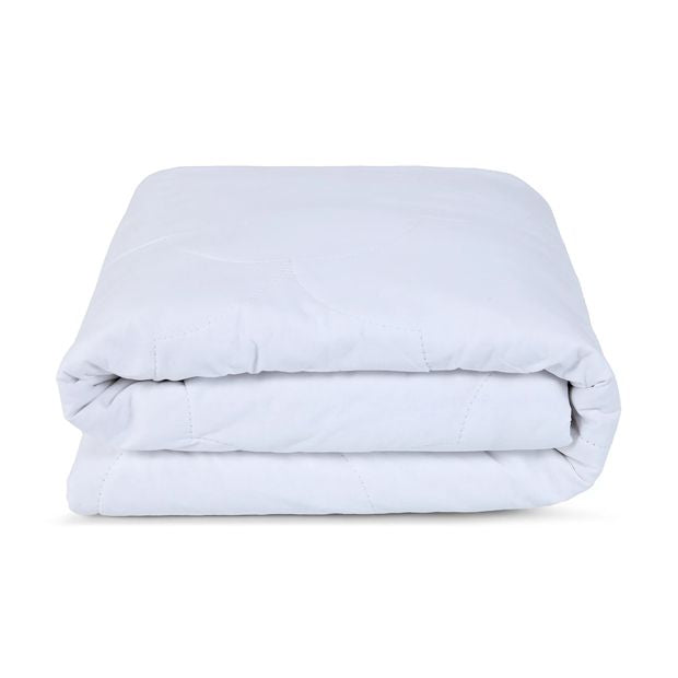 Cotton Filled Fitted Mattress Protector, Double Bed - Anko