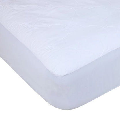 Cotton Filled Fitted Mattress Protector, Double Bed - Anko
