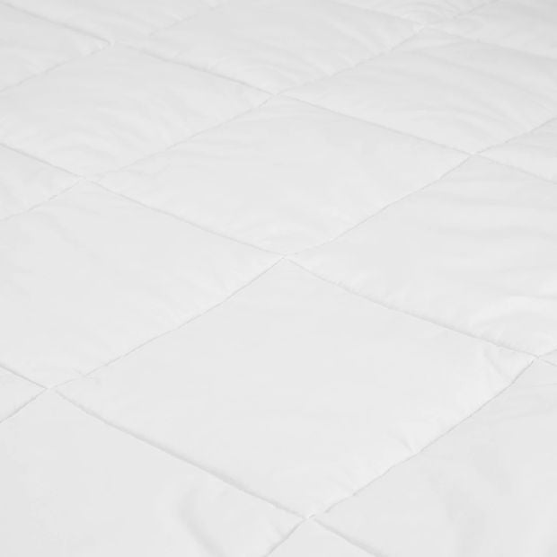 Medium Warmth All Seasons Wool Quilt, Single Bed - Anko