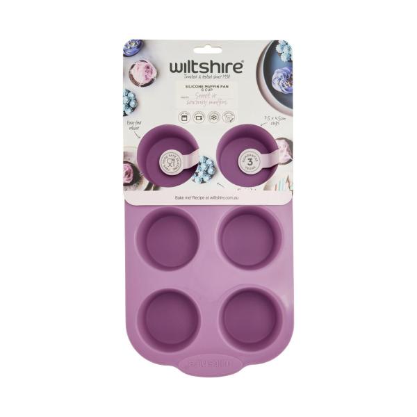 WILTSHIRE FLEXIBLE MUFFIN PAN 6CUP