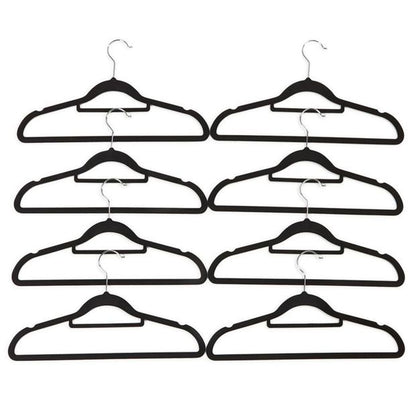 Flocked Hangers, Pack of 8 - Anko