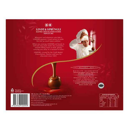 Lindt LINDOR Milk Chocolate Gift Box 235g