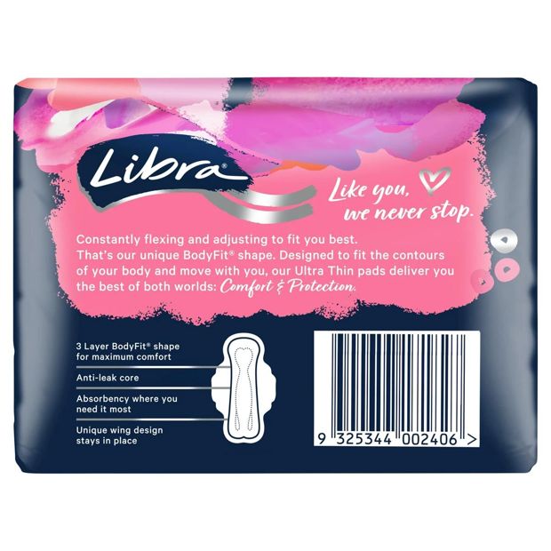 Libra 18 Pack Ultra Thin Super Pads
