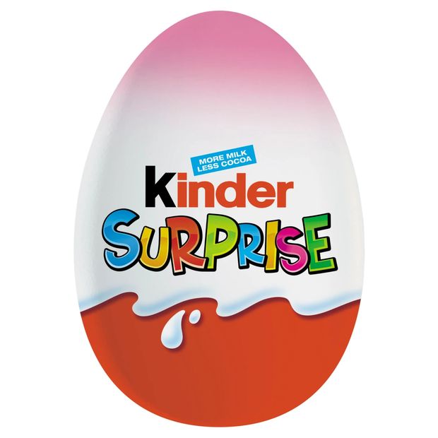 Kinder Surprise Milk Chocolate Egg Pink with Toy 20g