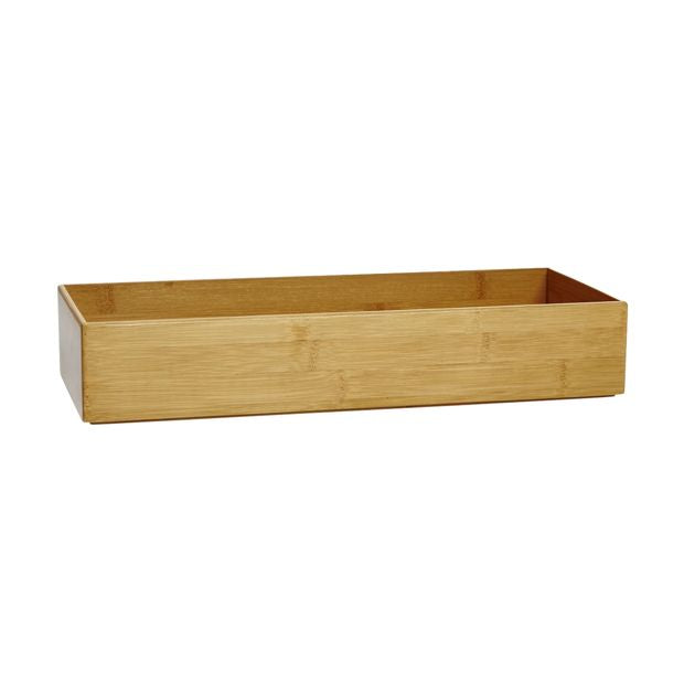 Large & Wide Bamboo Drawer Tidy - Anko