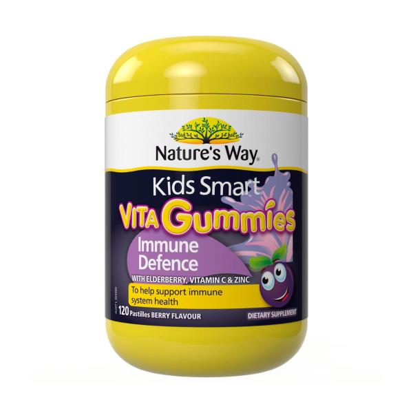 NATURE'S WAY KIDS SMART VITA GUMMIES IMMUNE DEFENCE 120PK