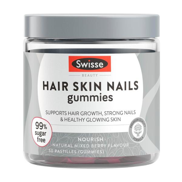 SWISSE BEAUTY HAIR SKIN & NAILS GUMMIES 50PK