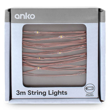String Lights, 3m - Anko