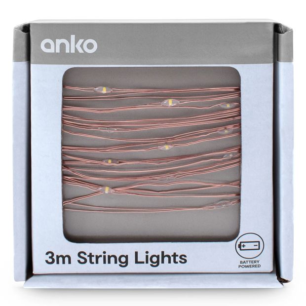 String Lights, 3m - Anko