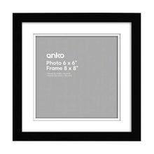 Black 6" x 6" Photo Frame for Display