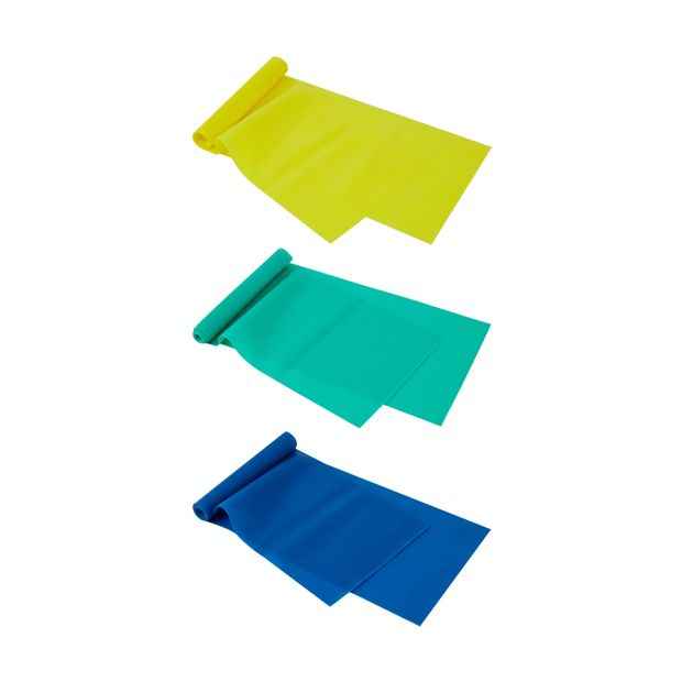 Set of 3 Exercise Stretch Bands for Fitness Training