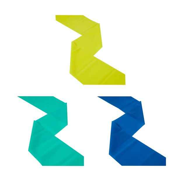 Set of 3 Exercise Stretch Bands for Fitness Training