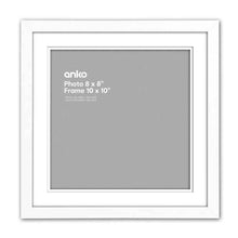 White Photo Frame, 8" x 8"
