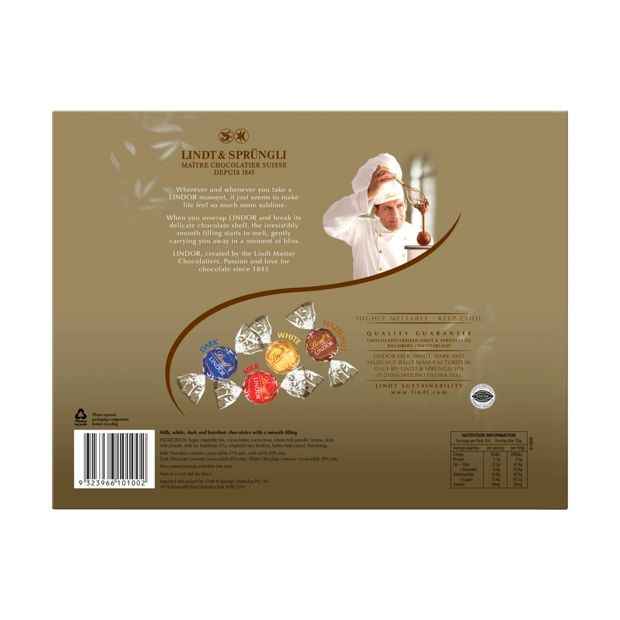 Lindt LINDOR Assorted Chocolate Gift Box 235g