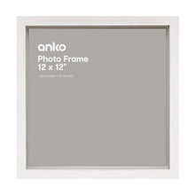Shadow Box Frame, 12" x 12", White - Anko