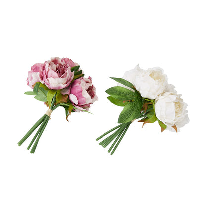 Artificial Peonies Bunch - Assorted