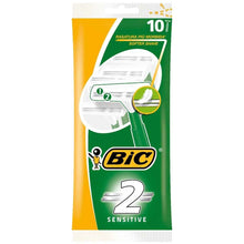 10 Pack BIC Twin Easy Sensitive Disposable Razors