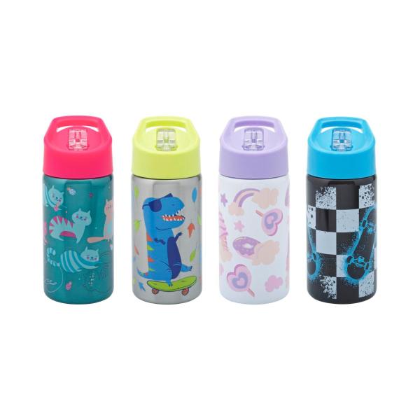 Blue Stainless Steel Kids Bottle 500mL