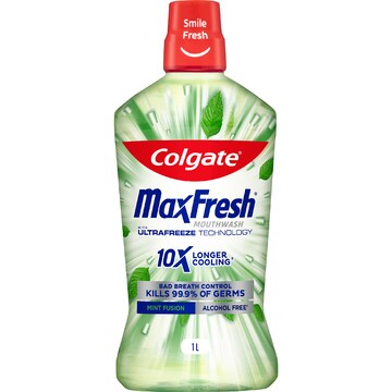 Colgate Max Fresh Mouthwash Mint Fusion 1L