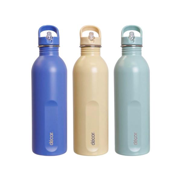 DECOR STAINLESS STEEL SNAP N SEAL BOTTLE
