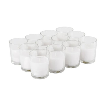 Unscented Candles, Pack of 12 - Anko