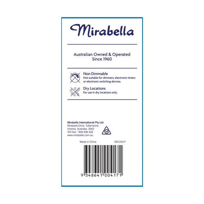 4W LED Filament Warm White GLS Globe - Mirabella