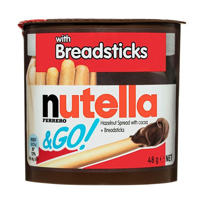 Nutella & Go Hazelnut Chocolate Spread with Breadsticks - 48g