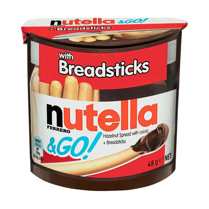 Nutella & Go Hazelnut Chocolate Spread with Breadsticks - 48g