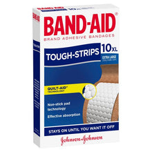 Band-Aid Extra Large Tough-Strips Adhesive Bandages - 10 Pack