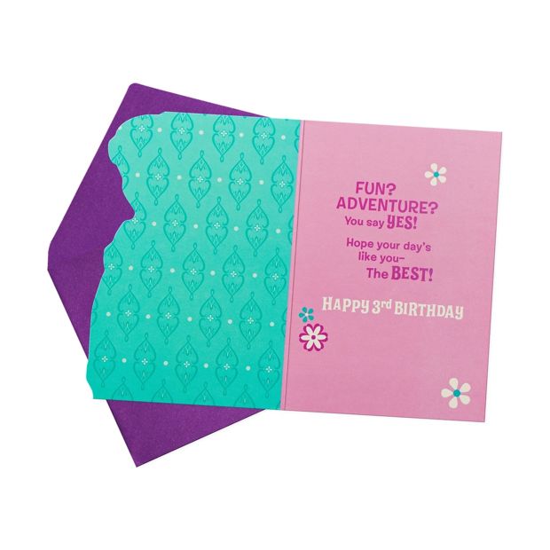 Hallmark Disney Frozen Elsa Birthday Card - Age 3