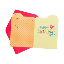 Hallmark Birthday Card - Age 9