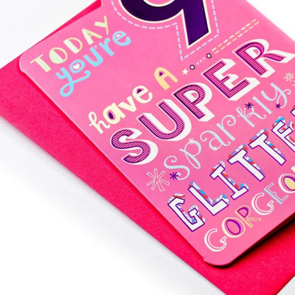Hallmark Birthday Card - Age 9