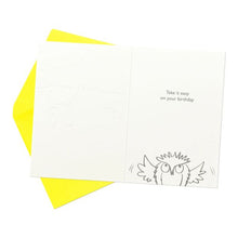 Hallmark Birthday Card - Hanging Owl
