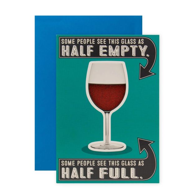 Connections from Hallmark Birthday Card - Wine Glass Refill