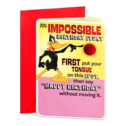 Hallmark Licensed Birthday Card - Daffy Duck
