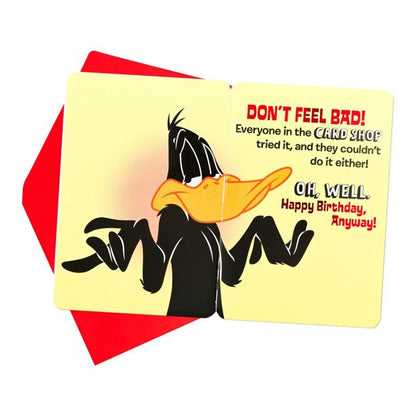Hallmark Licensed Birthday Card - Daffy Duck