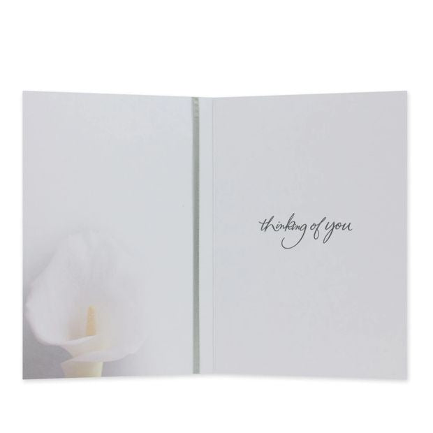 Connections from Hallmark Sympathy Card - Calla Lily