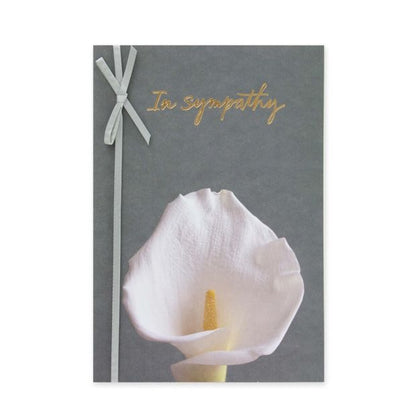 Connections from Hallmark Sympathy Card - Calla Lily