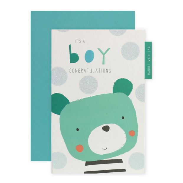 Connections from Hallmark New Arrival Baby Card - It's A Boy!