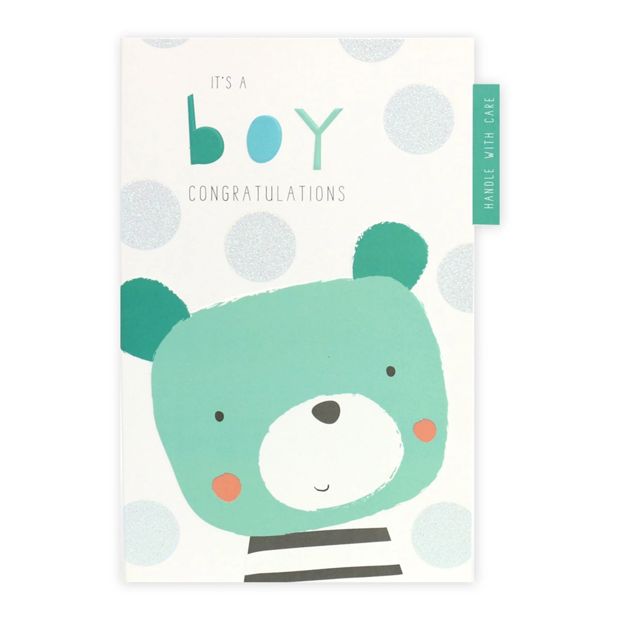 Connections from Hallmark New Arrival Baby Card - It's A Boy!
