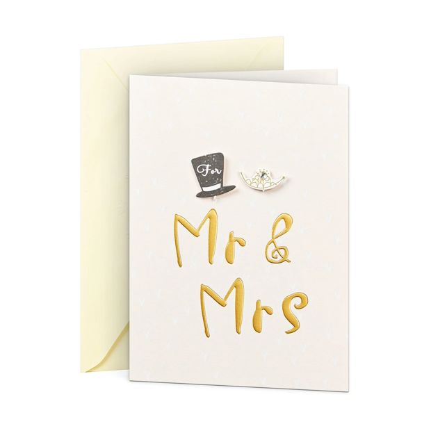 Hallmark Wedding Card - Mr & Mrs