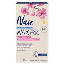 Nair Sensitive Mini Wax Strips - 20 Pack