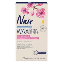 Nair Sensitive Mini Wax Strips - 20 Pack