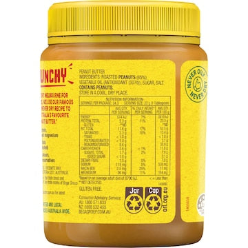 Bega Crunchy Peanut Butter 755g