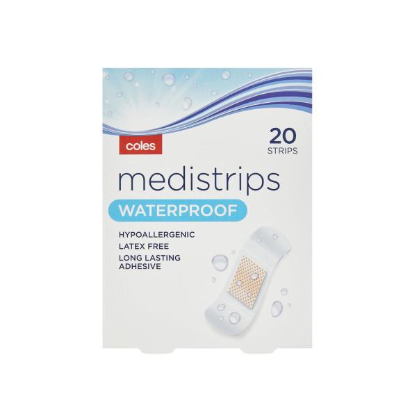 COLES MEDISTRIPS WATERPROOF STRIPS