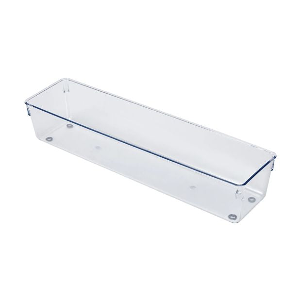 Large & Narrow Clear Drawer - Anko